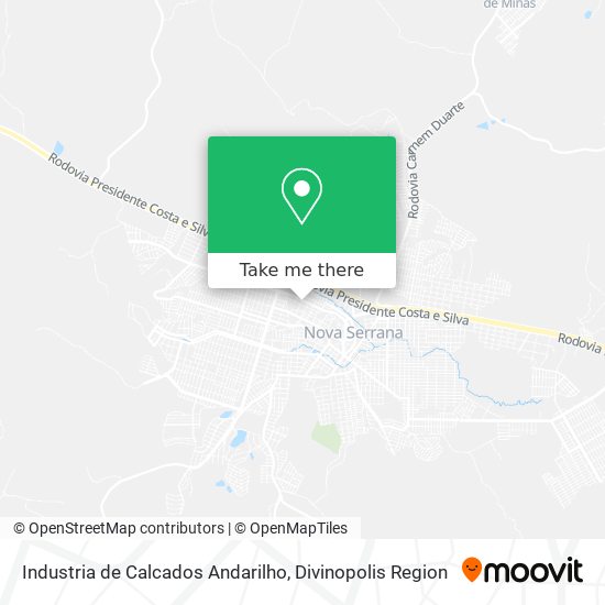 Industria de Calcados Andarilho map