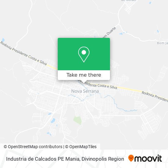 Industria de Calcados PE Mania map