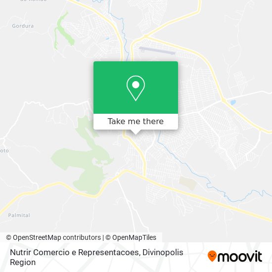 Nutrir Comercio e Representacoes map