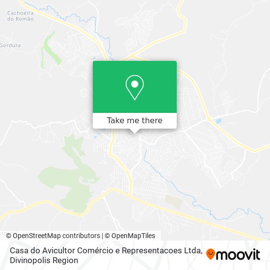 Casa do Avicultor Comércio e Representacoes Ltda map