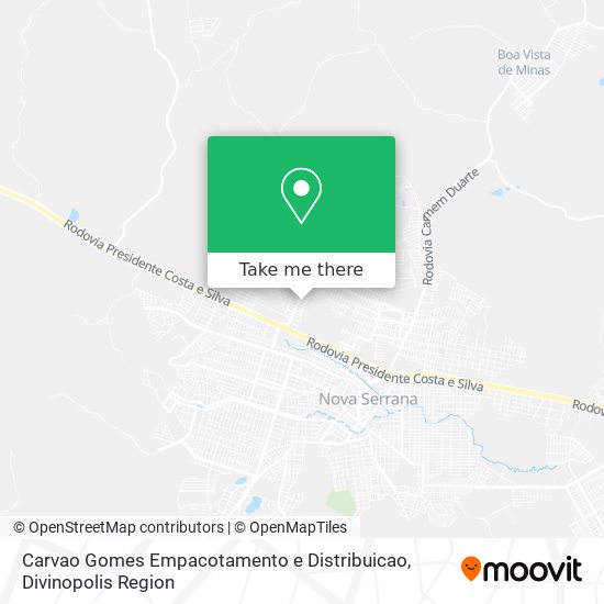 Carvao Gomes Empacotamento e Distribuicao map