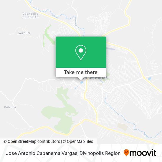Jose Antonio Capanema Vargas map