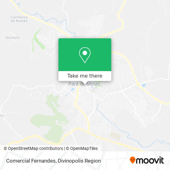 Comercial Fernandes map