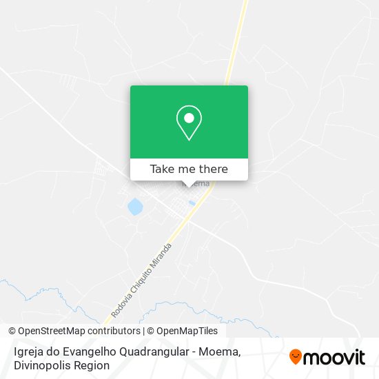 Igreja do Evangelho Quadrangular - Moema map