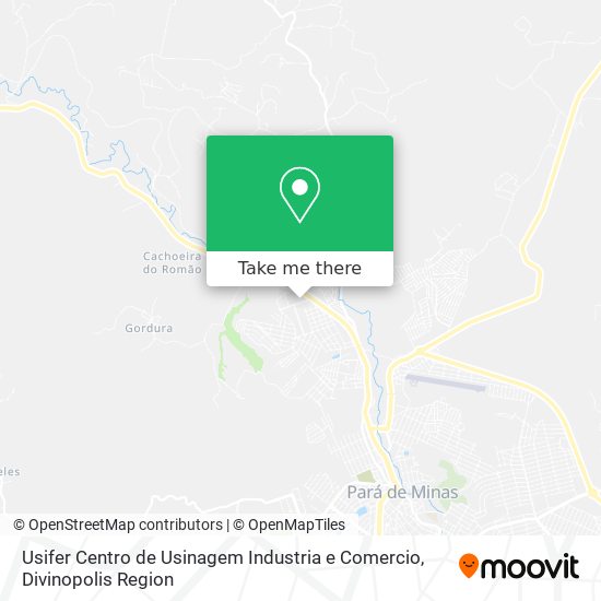 Usifer Centro de Usinagem Industria e Comercio map