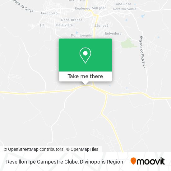 Reveillon Ipê Campestre Clube map