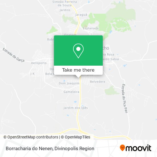 Borracharia do Nenen map