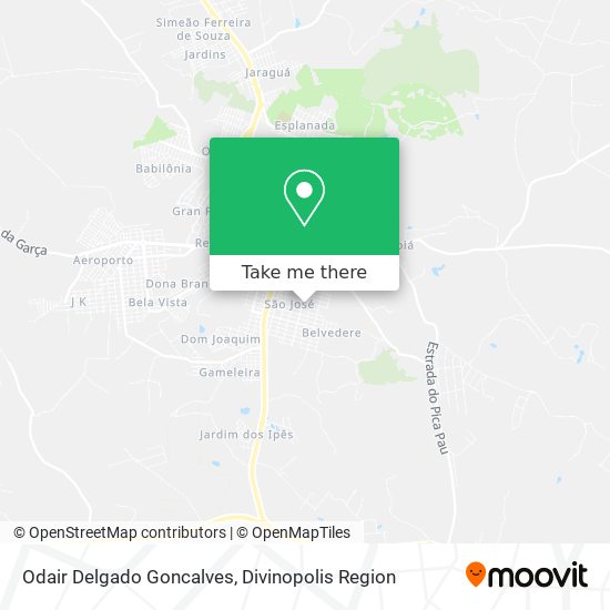 Odair Delgado Goncalves map