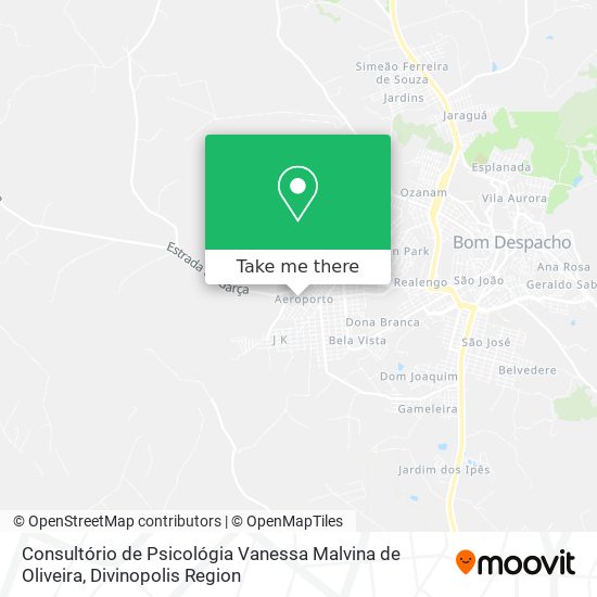 Consultório de Psicológia Vanessa Malvina de Oliveira map