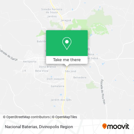 Nacional Baterias map