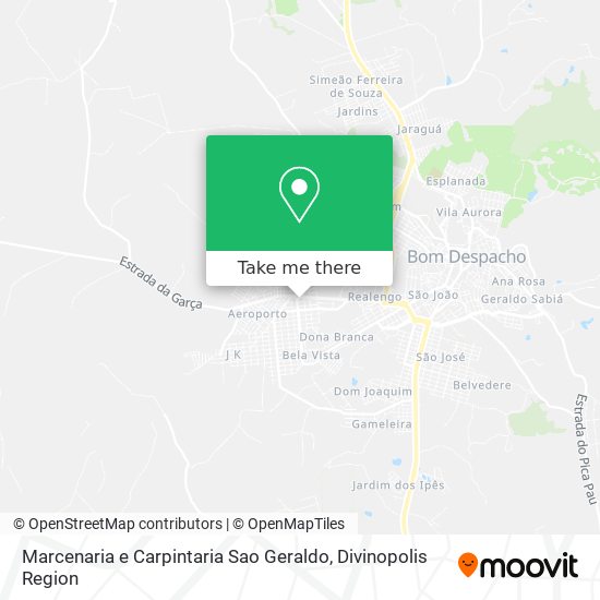 Marcenaria e Carpintaria Sao Geraldo map