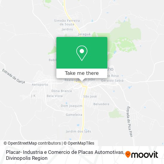 Placar- Industria e Comercio de Placas Automotivas map