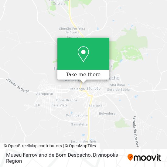 Museu Ferroviário de Bom Despacho map