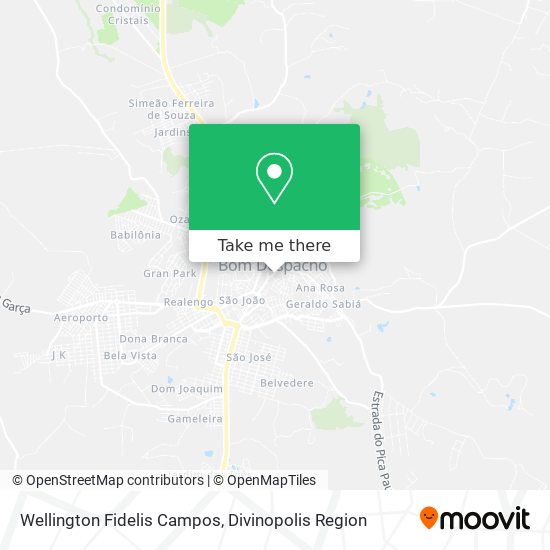 Wellington Fidelis Campos map