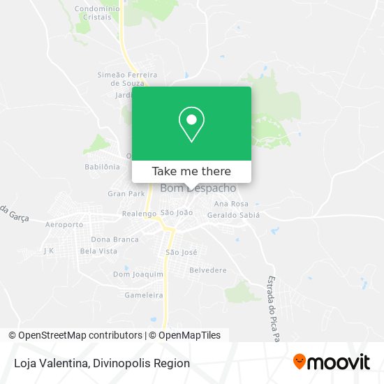 Loja Valentina map