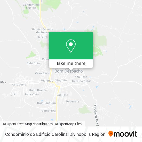 Condominio do Edificio Carolina map