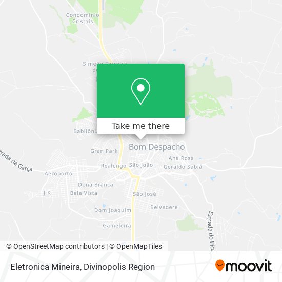 Eletronica Mineira map
