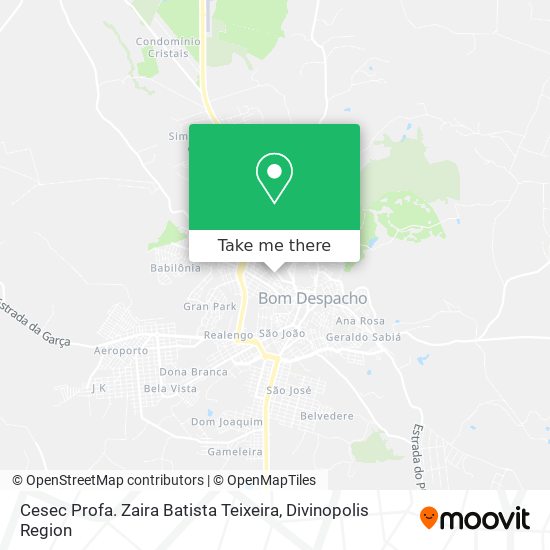 Cesec Profa. Zaira Batista Teixeira map