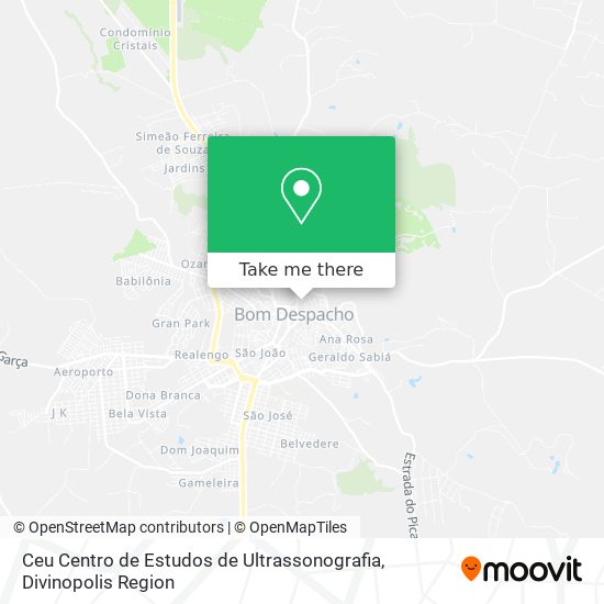 Ceu Centro de Estudos de Ultrassonografia map