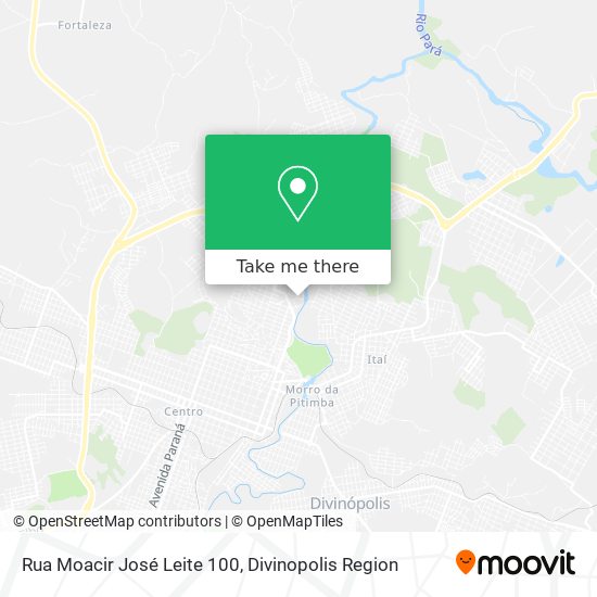 Rua Moacir José Leite 100 map