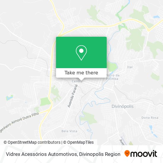 Mapa Vidrex Acessórios Automotivos