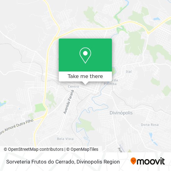 Sorveteria Frutos do Cerrado map