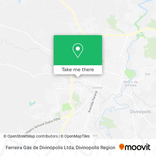 Ferreira Gás de Divinópolis Ltda map