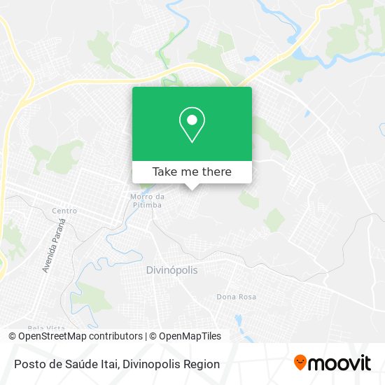 Posto de Saúde Itai map