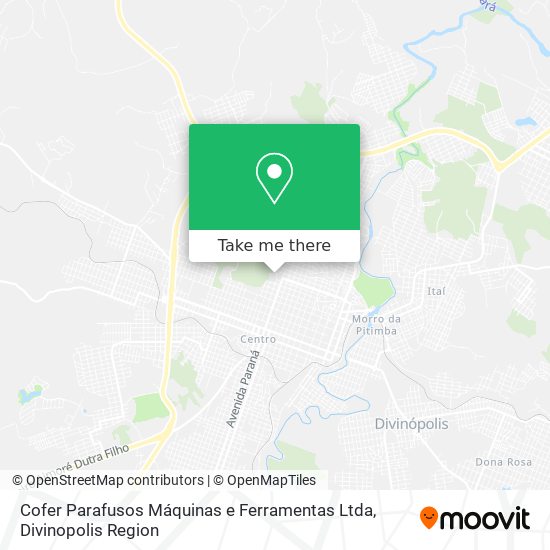 Cofer Parafusos Máquinas e Ferramentas Ltda map