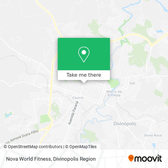 Mapa Nova World Fitness