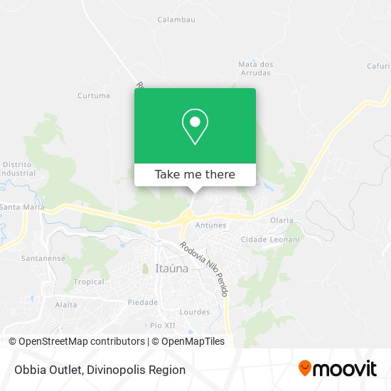 Obbia Outlet map