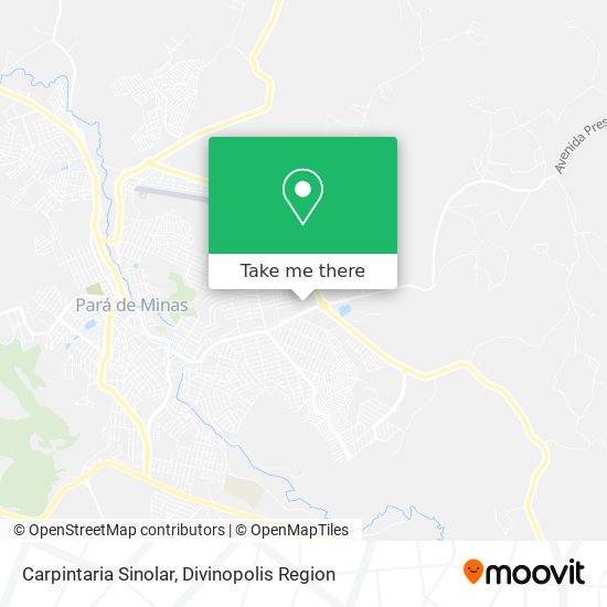 Carpintaria Sinolar map
