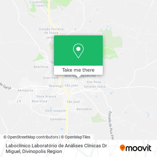 Laboclínico Laboratório de Análises Clínicas Dr Miguel map
