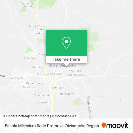 Escola Millenium Rede Promove map