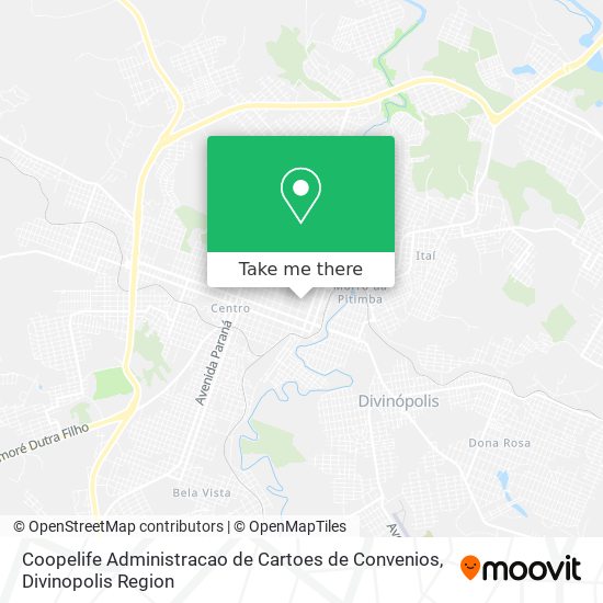 Coopelife Administracao de Cartoes de Convenios map