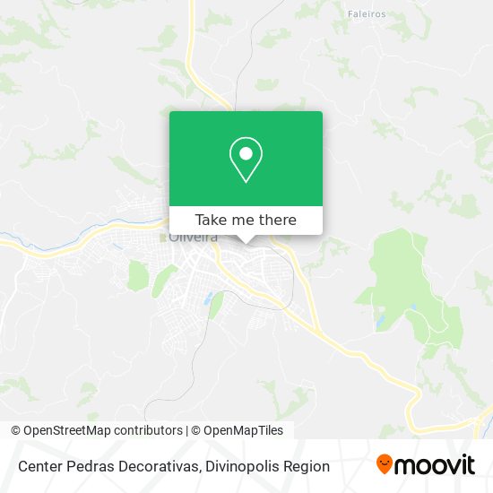 Center Pedras Decorativas map