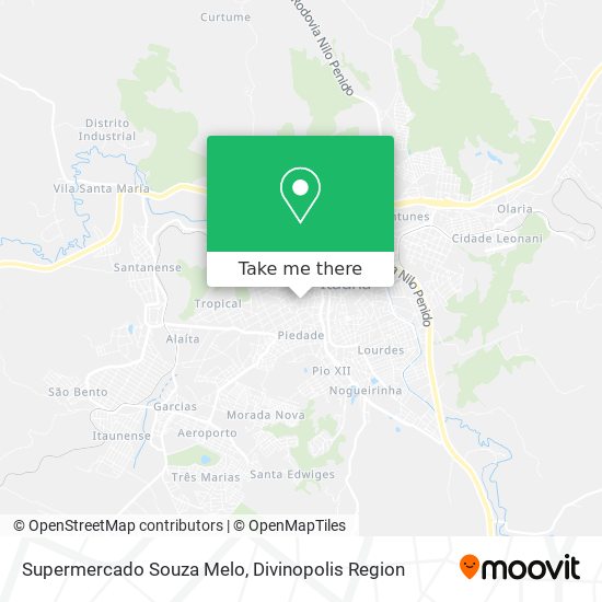 Supermercado Souza Melo map