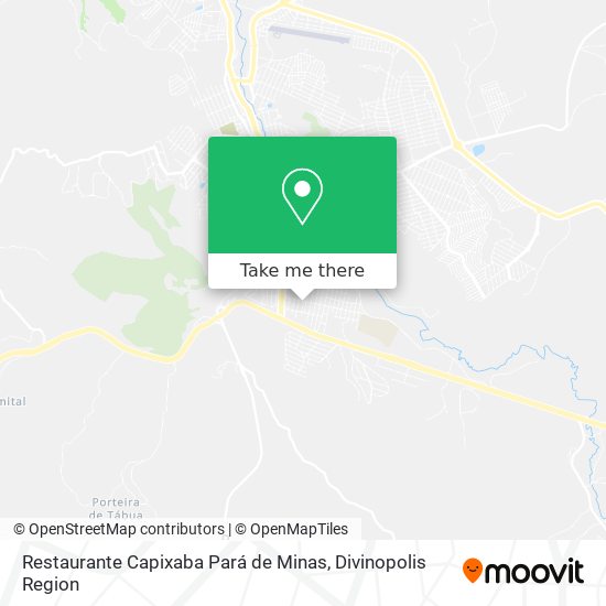 Restaurante Capixaba Pará de Minas map