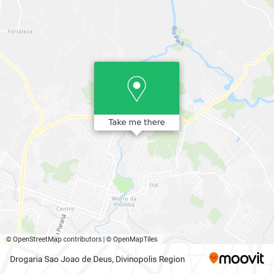 Mapa Drogaria Sao Joao de Deus