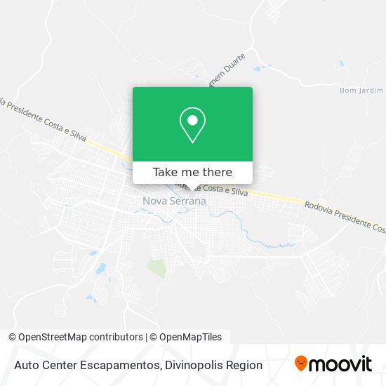 Auto Center Escapamentos map