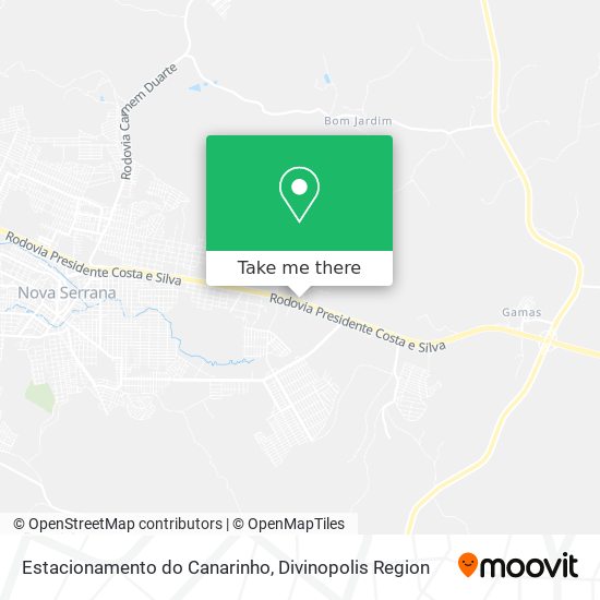 Mapa Estacionamento do Canarinho