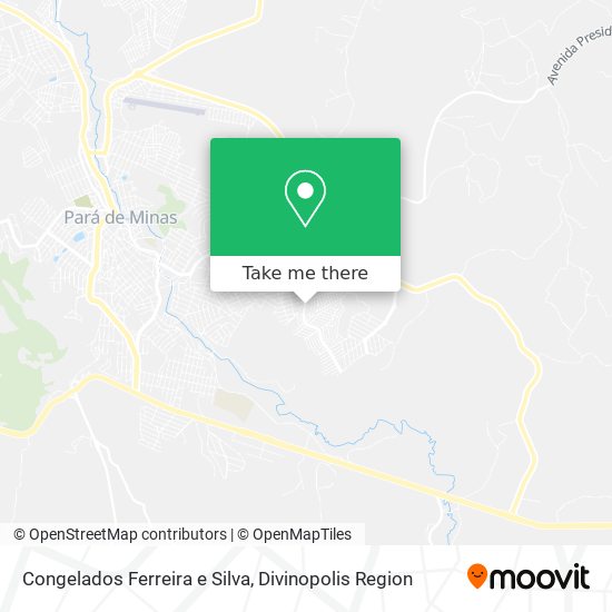 Congelados Ferreira e Silva map