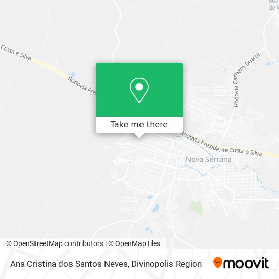 Ana Cristina dos Santos Neves map