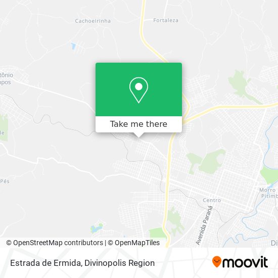 Estrada de Ermida map