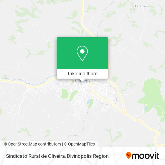 Sindicato Rural de Oliveira map