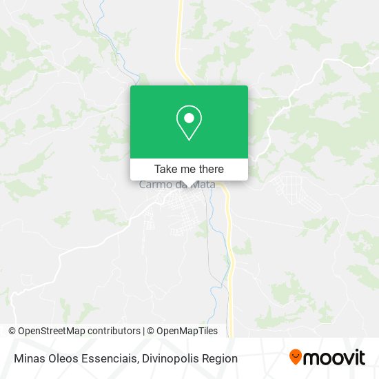 Minas Oleos Essenciais map
