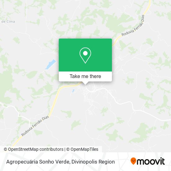 Agropecuária Sonho Verde map