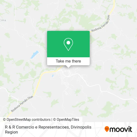 R & R Comercio e Representacoes map