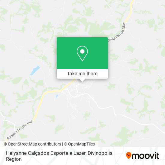 Mapa Helyanne Calçados Esporte e Lazer