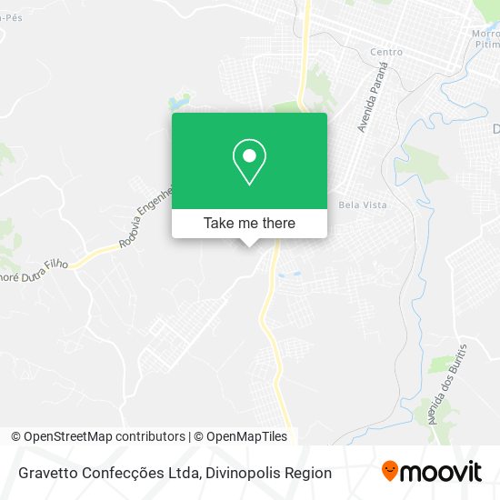 Gravetto Confecções Ltda map